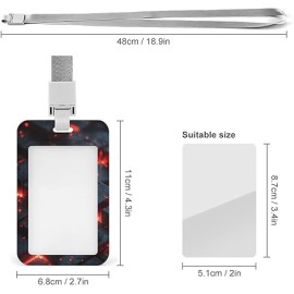 Red Cubes Lanyard ID Badge