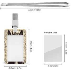 Royal Bull Terrier Lanyard ID Badge