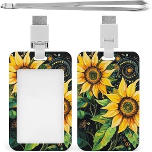 Sunflower Dreams Lanyard ID Badge